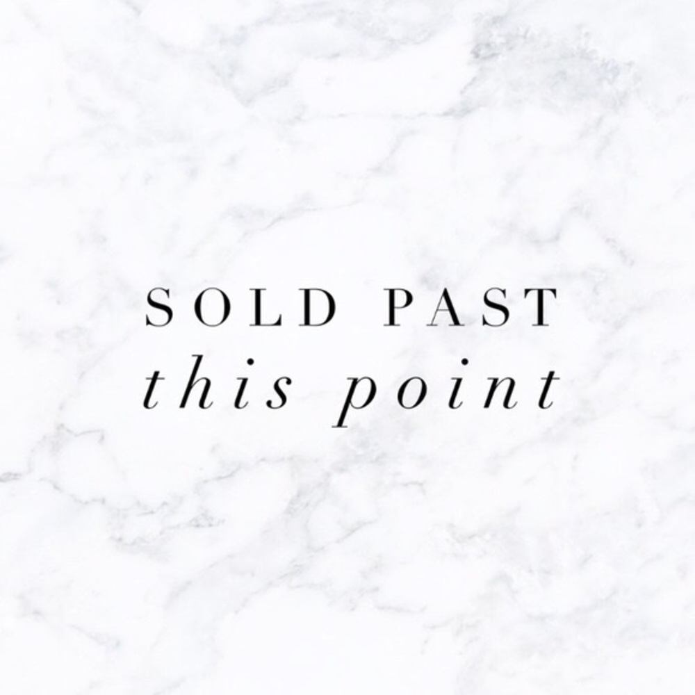 Everything past this point is sold!